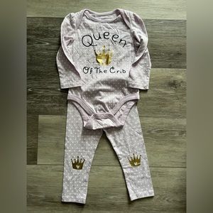 Baby Gap 18-24M ‘Queen of the Crib’ Girls Outfit